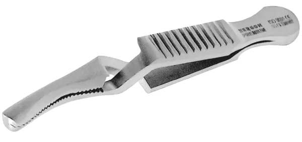 PINZA BULLDOG JOHNS HOPKINS. CASTRO VIEJO VASCULAR. CURVA. 5CM.