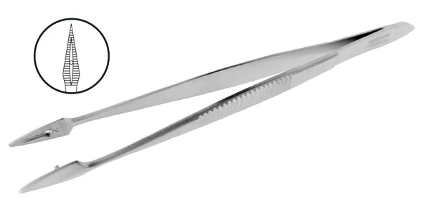 PINZA CARMALT SPLINTER. RECTA 10.8 CM.