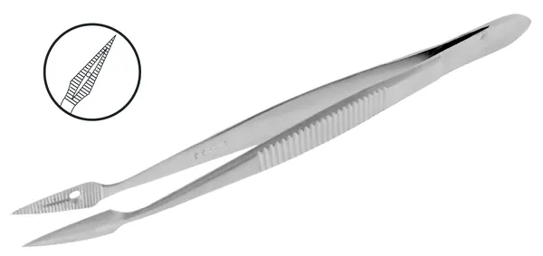 PINZA CARMALT SPLINTER. CURVA. 10.8 CM.