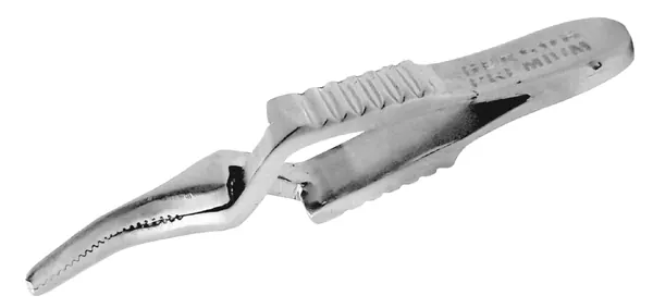 CLIP VASCULAR MICRO CARDIO SERRACION HORIZONTAL. CURVO. 3.75 CM.