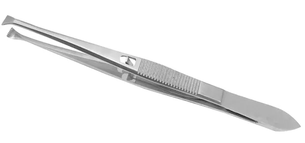 PINZA GRAEFE DE FIJACION AUTOMATICA CON DIENTES 11.2 CM.