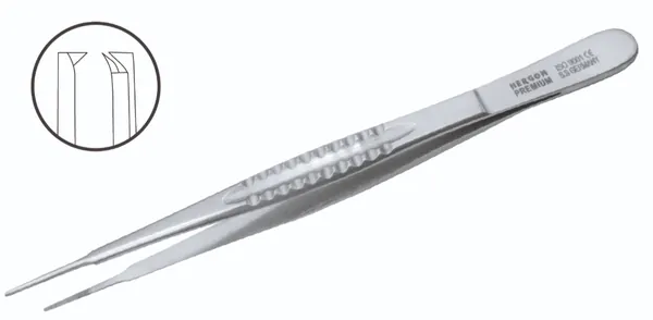 PINZA TWELZER FINA 15 CM. CON DIENTES