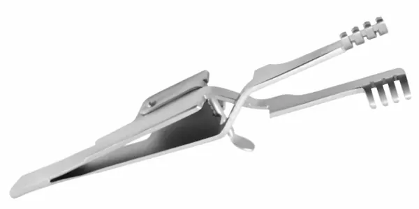 SEPARADOR DE PIEL AUTOMATICO HOLTZHEIMER. PUNTAS ROMAS. 10 CM.