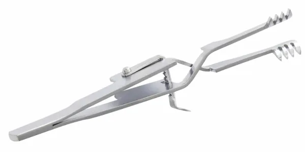 SEPARADOR DE PIEL AUTOMATICO HOLTZHEIMER. PUNTAS AGUDAS. 10 CM.