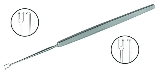 FREER GANCHO DE PIEL 15.2 CM. AGUDO 2 GARRAS