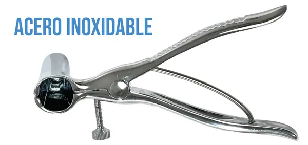 ANOSCOPIO O ESPEJO SIMS BOLVAO CON TORNILLO DE GRADUACIÓN. ACERO INOX.