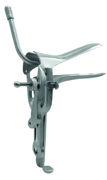 ESPEJO VAGINAL GRAVE GRANDE C/TUBO EXTRACTOR DE HUMO