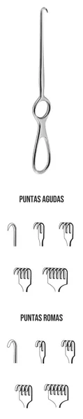 SEPARADOR VOLKMAN DE 1 GARRAS AGUDAS