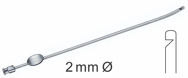 CÁNULA DE ACERO INOX. RANDALL 2MM.