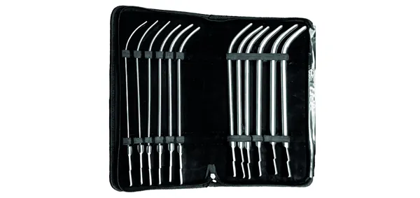 VAN BUREN SET 12 PZAS. DILATADOR VAN BUREN, GRADUADO, JUEGO DE 12 PZAS. CALIBRES DE 8 A 30 FR.