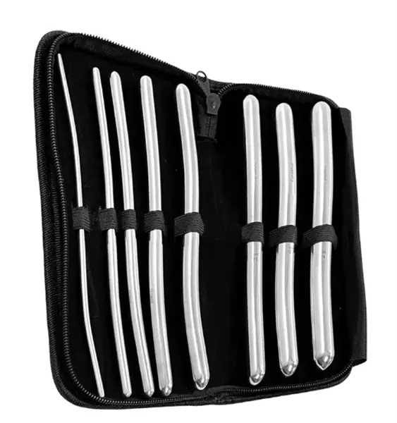 JUEGO DE DILATADORES HEGAR ACERO INOX 14 PZS. (Ø4, Ø6, Ø7, Ø10, Ø12, Ø#13, Ø15 y Ø18MM)..