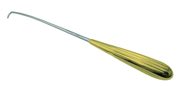 GANCHO PARA NERVIOS SHARPER CURVO DERECHA 24 CM.