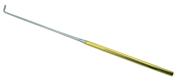 GANCHO PARA NERVIOS SHARPER CURVO GRADUADO 23.5 CM.