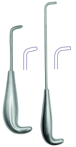 DISECTOR TBTS ANGULADO 21.6 CM