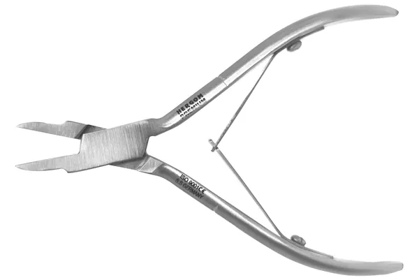 ALICATA MINI DOBLE MUELLE CABEZA RECTOETCH 11.5 CM RECTA SIN SEGURO.