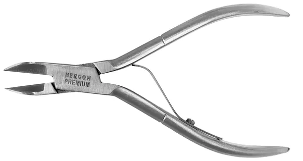 ALICATA CON MUELLE SIMPLE CABEZA TIPO FLECHA 12.5 CM RECTA SIN SEGURO