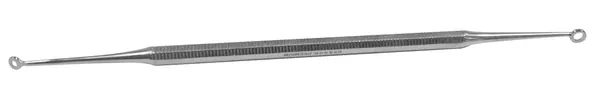 CURETA DOBLE CABEZA 4 MM/ 3MM ROMA 16 CM.