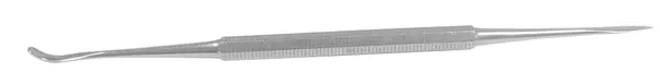 ELEVADOR DOBLE PUNTA CURVO 2 MM/2 MM Y PUNTA TIPO FLECHA LISOS 12.5 CM