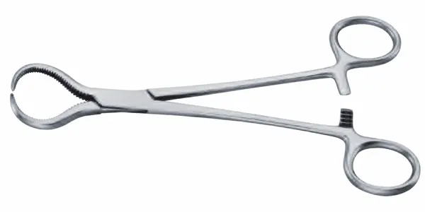 PINZA LEWIN PARA HUESO, QUIJADASESTRIADAS. 14 CM.