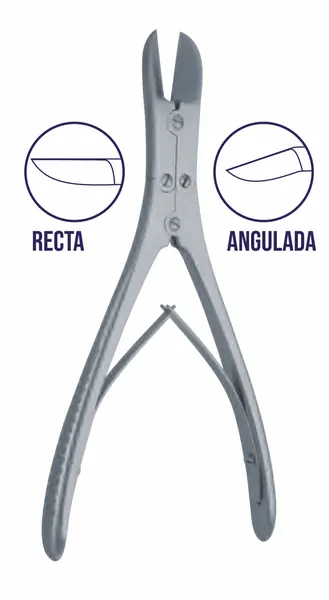 CIZALLA RUSKIN LISTON PARA CORTE DE HUESO. RECTA. LONGITUD DE 14 CM DE LONGITUD.