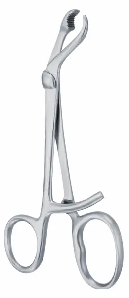 PINZA AUTOCENTRANTE VERBRUGGE CON CREMALLERA. 10 X 5 MM 18 CM DE LONGITUD.