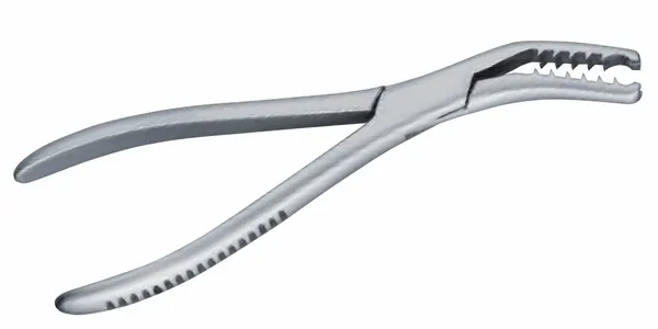 PINZA SEMB, RAMAS EN SEMICURVA. SIN CREMALLERA. LONGITUD DE 20 CM.