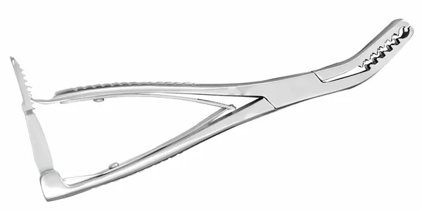 PINZA SEMB, RAMAS EN SEMICURVA. CON CREMALLERA. LONGITUD 20 CM.