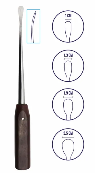 COBB LEGRA PERIOSTOTOMO. PUNTA 1 CM DE ANCHO. 25CM DE LONGITUD.