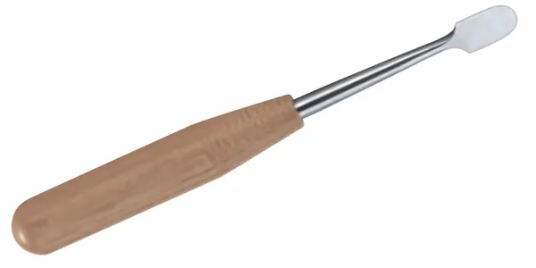 LEGRA PERIOSTOTOMO MANGO DE MADERA. PUNTA 1.4 CM DE ANCHO. 19 CM DE LONGITUD.