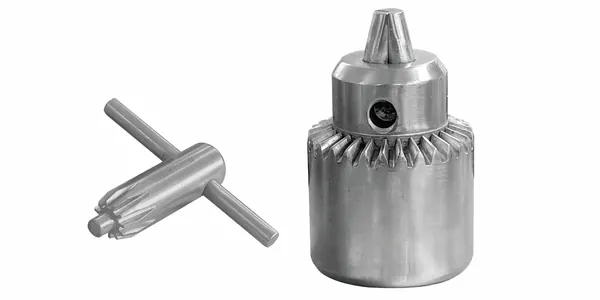 CHUCK CABEZA DE TALADRO (INCLUYE LLAVE). ACERO INOXIDABLE.