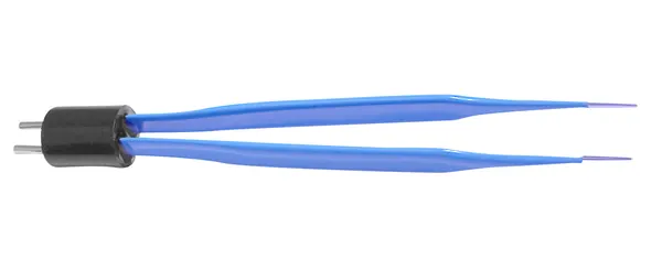 PINZA BIPOLAR RECTA JEWELER #4 11.5 CM. CON PUNTA MICRO DE 0.5 MM. (COMPATIBLE CON EQUIPOS DELTRONIX CON CABLE 190-100).