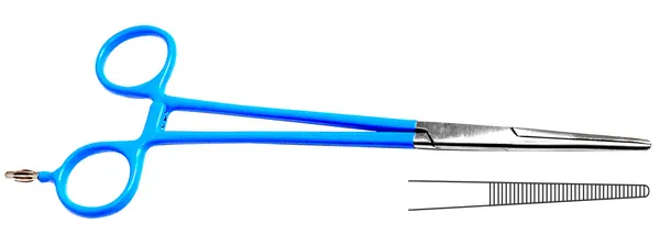PINZAS DE DIATERMIA RECTA 17.8 CM. (COMPATIBLE CON EQUIPOS DELTRONIX CON CABLE 19-250).