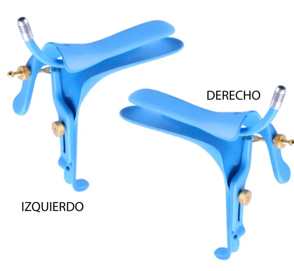 ESPEJO VAGINAL PARA ELECTROCIRUGÍA. LADO DE APERTURA DERECHO.