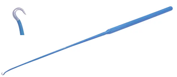 GANCHO CURVO PARA ELECTROCIRUGÍA
