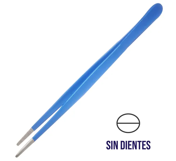 PINZA DE DISECCIÓN PARA ELECTROCIRUGÍA SIN DIENTES. 20 CM.