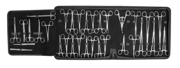 ESTUCHE DE EQUIPO PARA TRAQUEOTOMÍA 34 PIEZAS.