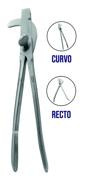 EMASCULADOR VETERINARIO DE CASTRACION HAUSMANN RECTO RECTO 23 CM