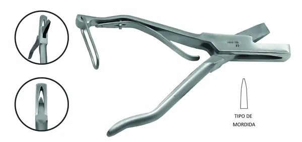 ALICATA PARA MARCADO DE OIDO VETERINARIO 16 CM TRIANGULO