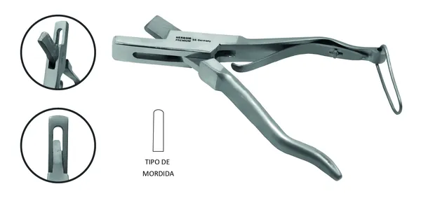 ALICATA PARA MARCADO DE OIDO VETERINARIO 16 CM OVALADO