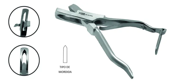 ALICATA PARA MARCADO DE OIDO VETERINARIO 16 CM MEDIO TRIANGULO
