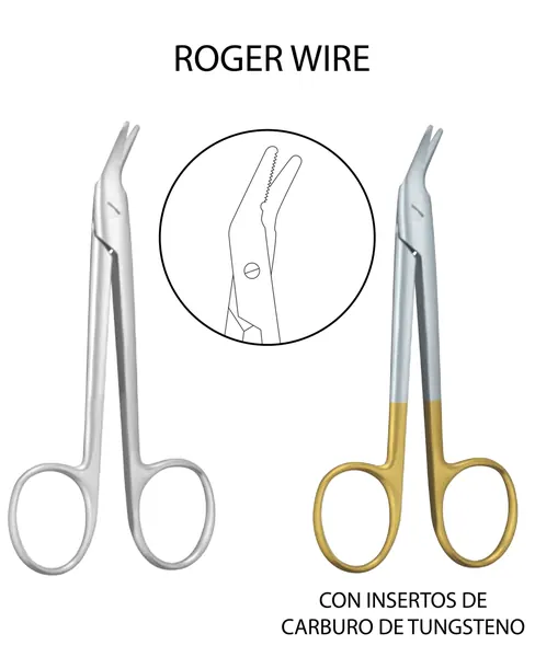 TIJERA ROGER WIRE 12 CM.
