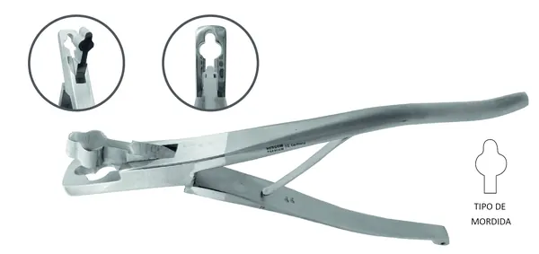 PINZA DE MARCADO DE OIDO VETERINARIO 23 CM