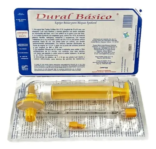 DURAL BÁSICO Equipo Básico para Anestesia Epidural