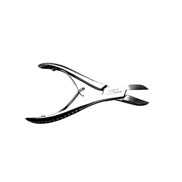 CIZALLA LISTON, CON ARTICULACION SENCILLA. ANGULADA. 15 CM DE LONGITUD.