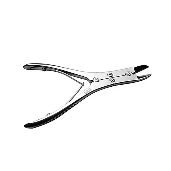 CIZALLA RUSKIN LISTON PARA CORTE DE HUESO. ANGULADA. LONGITUD DE 14 CM.