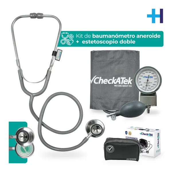 KIT DOBLE BAUMANOMETRO POPULAR GRIS