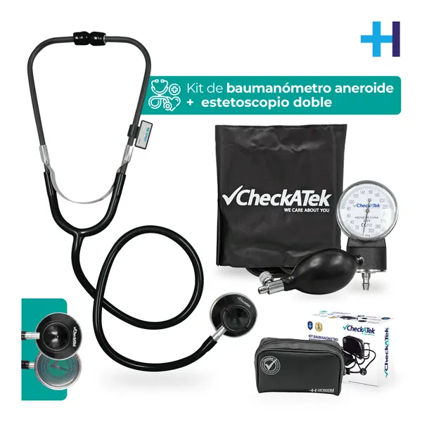 KIT DOBLE BAUMANOMETRO POPULAR NEGRO