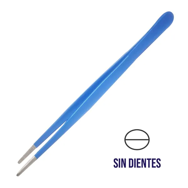 PINZA DE DISECCIÓN PARA ELECTROCIRUGÍA SIN DIENTES. 25 CM.