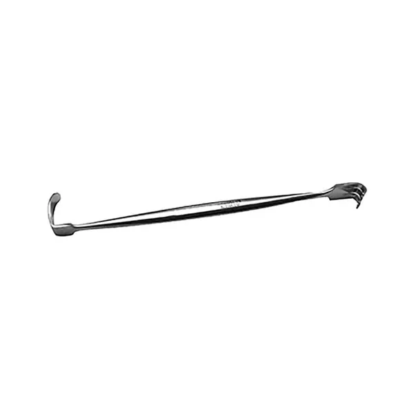SEPARADOR SENN O BABY SEN-MILLER O SENN-MUELLER, DE DOBLE EXTREMO, CON 3 GARFIOS AGUDOS, LONGITUD DE 150 A 170 MM.