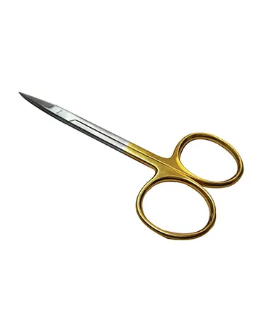TIJERA IRIS, RECTA 12 CM, CON INSERTOS DE CARBURO DE TUNGSTENO.